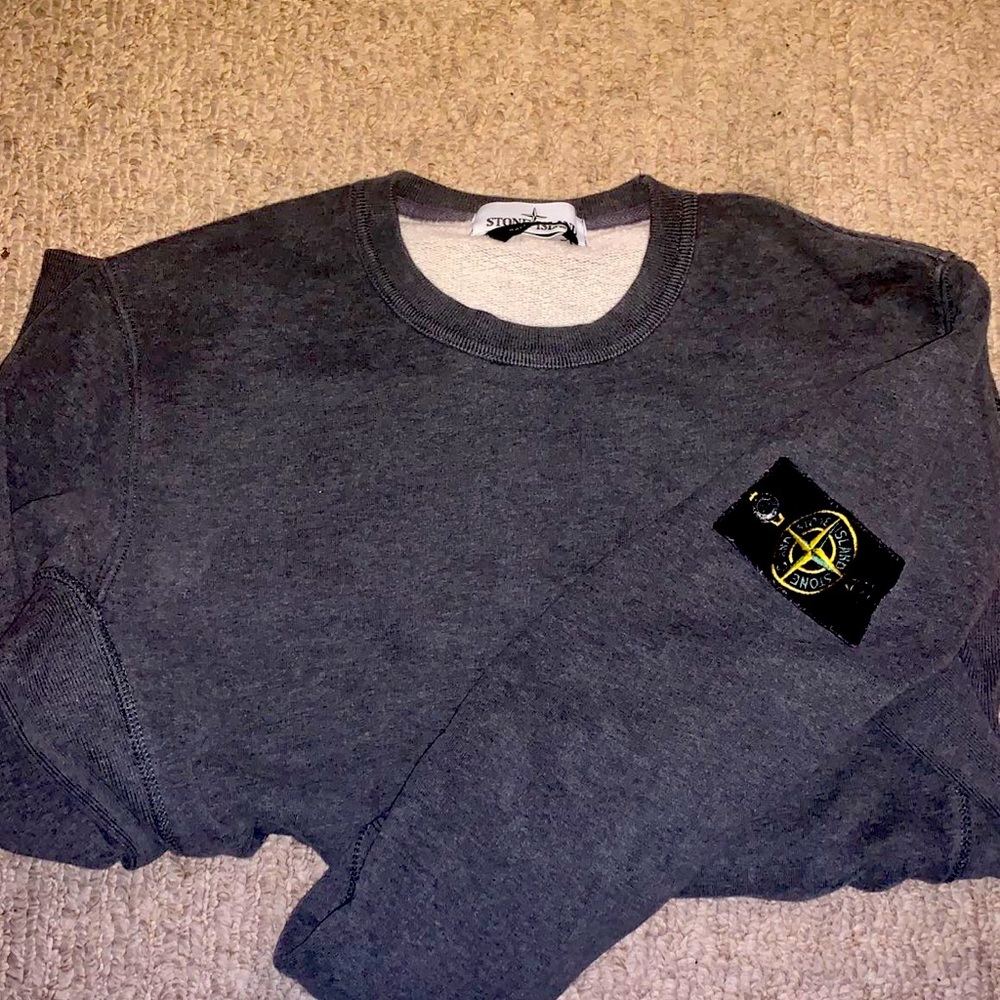 Stone Island Grey Crewneck original 350$